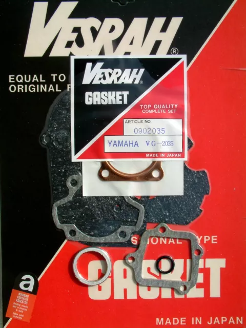 VESRAH COMPLETE Gasket set kit Yamaha CV80 CV 80 Beluga Riva 1982-84 VG-2035