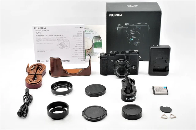 [Near MINT in Box] Fujifilm X Series X10 12.0MP Digital Camera Black From JAPAN
