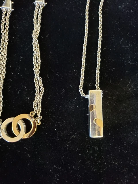 Movado necklace 18K /925 with diamonds Movado necklace 18K /925 with diamonds