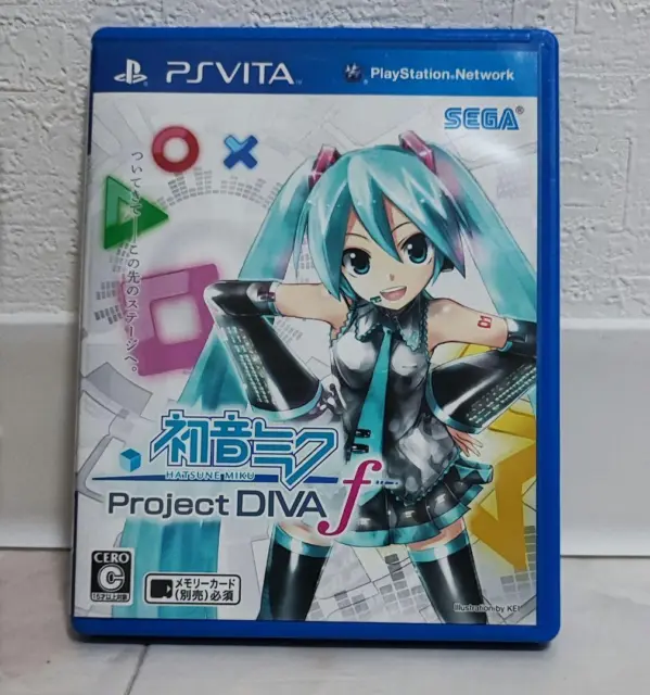 Miku Hatsune Project DIVA- f PlayStation Vita Japan Cartridge and Case PS Vita