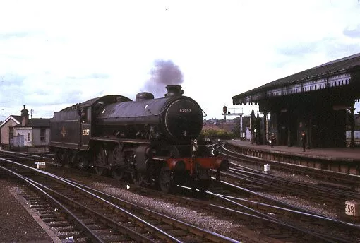 Original colour slide of 62057 ER K1 class steam loco