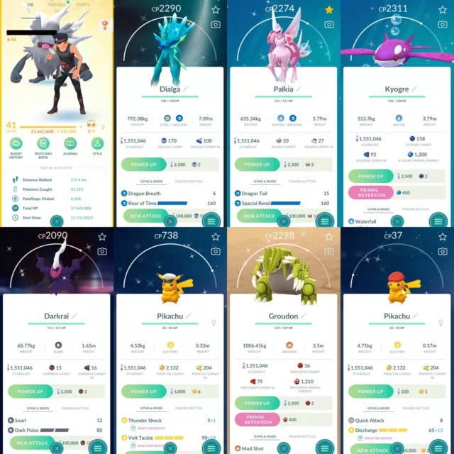 Pokemon Sale GO level 41-Instinct -184 Shiny-195 Legendary INSTANT DELIVERY 24/7