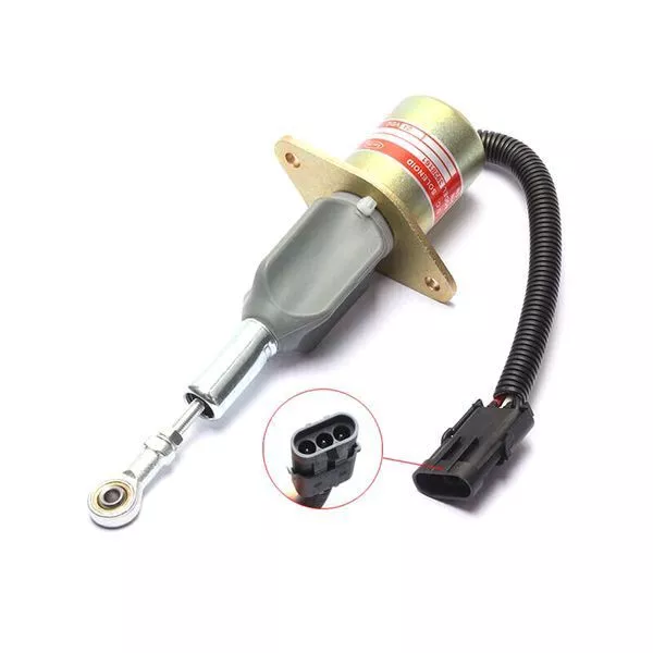 NEW 3928161 R290 DC 24V Diesel Fuel Shut Off Solenoid Hyundai Excavator Cummins