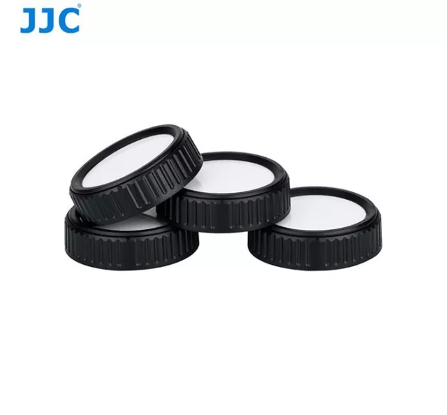 JJC RL-FX4 Writable Rear Lens Cap For Fujifilm X mount lenses Camera 4x set