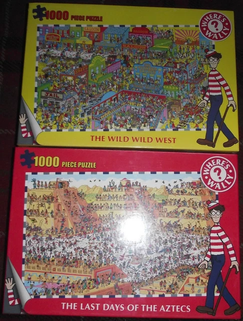 PAUL LAMOND WHERE'S Wally ? Puzzle puzzle Wild West 1000 pièces EUR 5