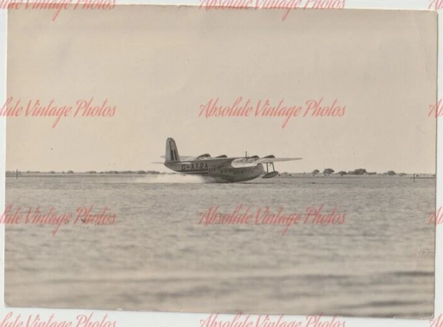 Ww2 Aircraft Photo Imperial Airways Sunderland Flying Boat Middle East 1941