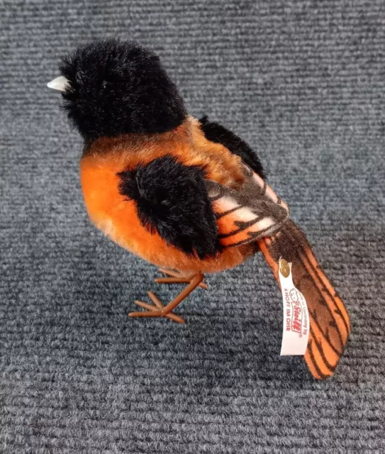 Steiff Mohair Oriole Bird 6” Limited Edition #1034/2004 White Tag Nice Condition