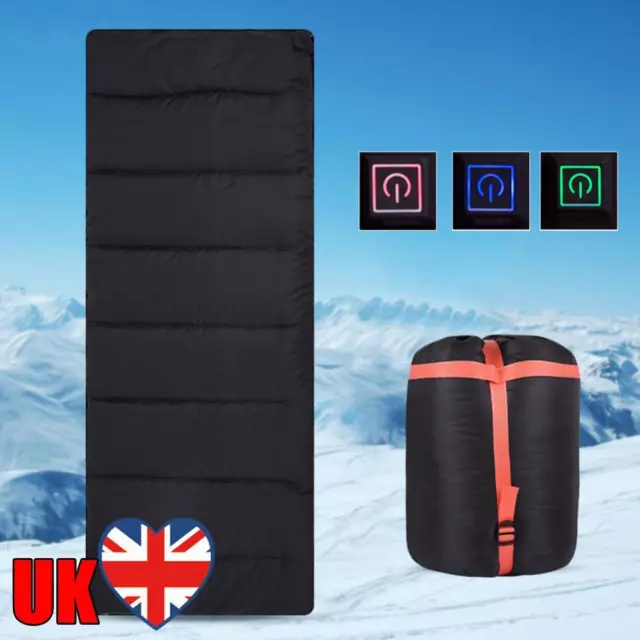 20 Degree Heated Sleeping Bag Cold Weather Sleeping Bag USB/Type-C Rechargeable