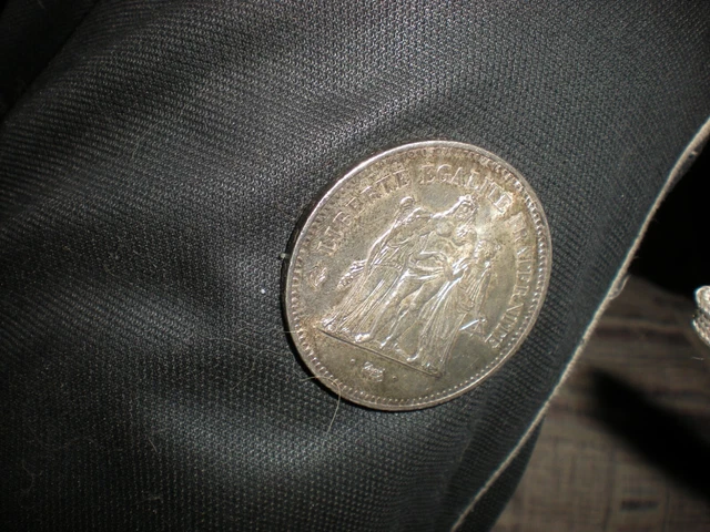 50 Francs Hercule En Argent  1977