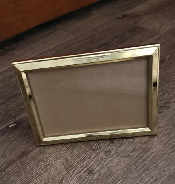 Solid Brass Picture Frame For 4 X 6 Photo