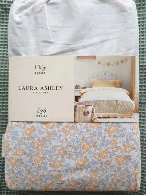 Juego de funda de edredón y funda de almohada para niños pequeños Laura Ashley BNIP by Next