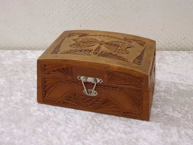 Wnqesk - Madera Grifón Caja - Vintage - Handgefertigt - de Mariposa