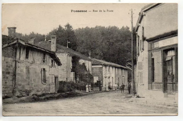 POSSESSION - Marne - CPA 51 - La rue de la Poste - grocery store