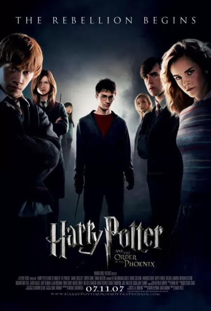 Harry Potter And The Order Of The Phoenix Movie Poster Premium Art Size A5-A1