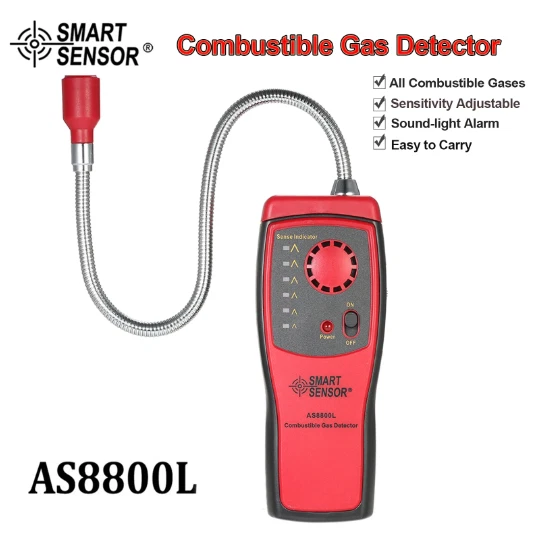 GAS ANALYZER COMBUSTIBLE Gas Detector Gas Leak Locator Flammable