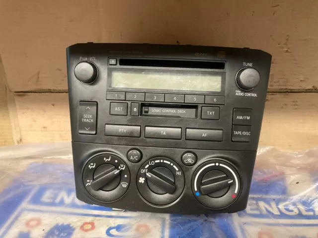 2004 Toyota Avensis 2.0  Redio Stereo Cd Player With Heater Control 8612005070