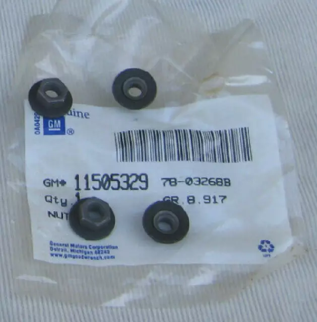 4 Outside Door Handle Nuts! For 1982-88 G-Body M/Carlo Ss 442 Grand National Etc