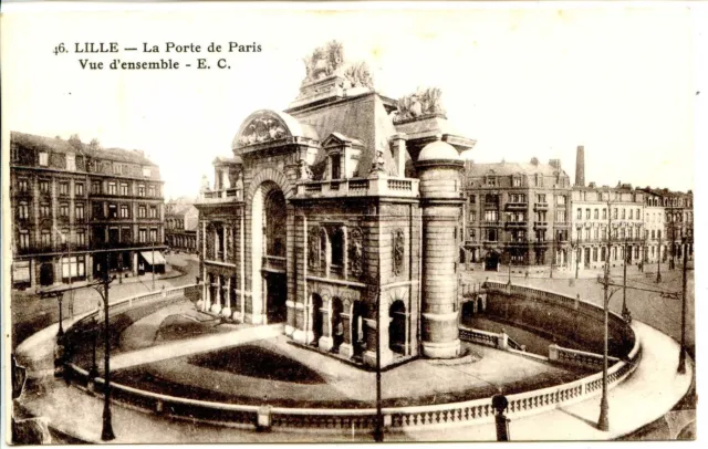 CP 59 NORD - Lille - La Porte de Paris - Vue d'ensemble
