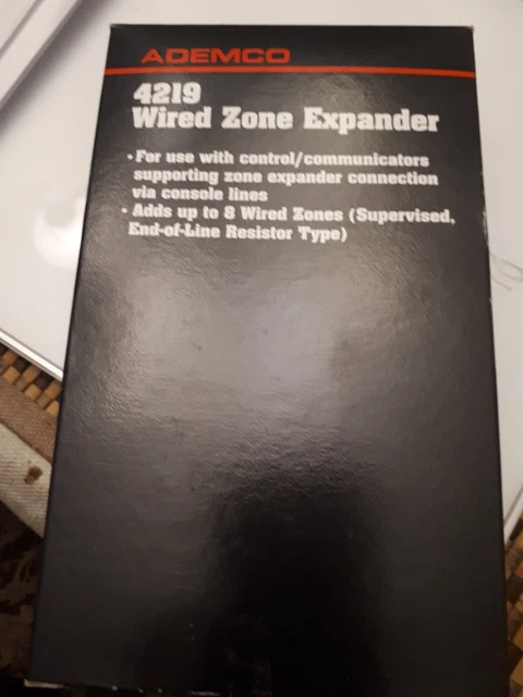 NEW Ademco Honeywell 4219 Home Wired 8-Zone Expander Module