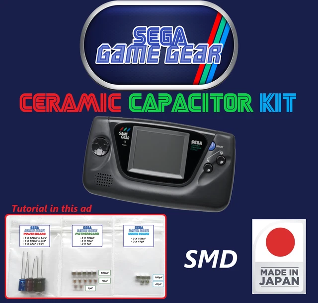 Kit Di Riparazione Per Sega Game Gear - Condensatori E - Foto 12