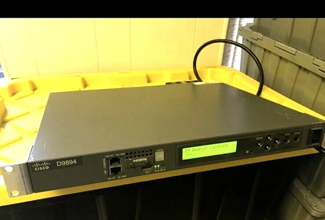 CISCO D9894 decoder SDI LAN MPEG4 4:2:2 HD/SD hdtv hdmi