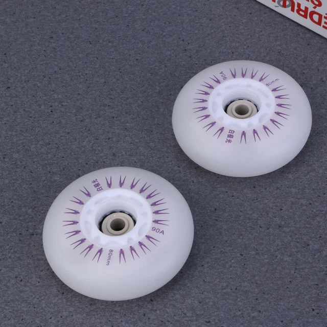 2 Pcs Ruote LED Per Pattini Accessori Luminosi Ruota Luminosa