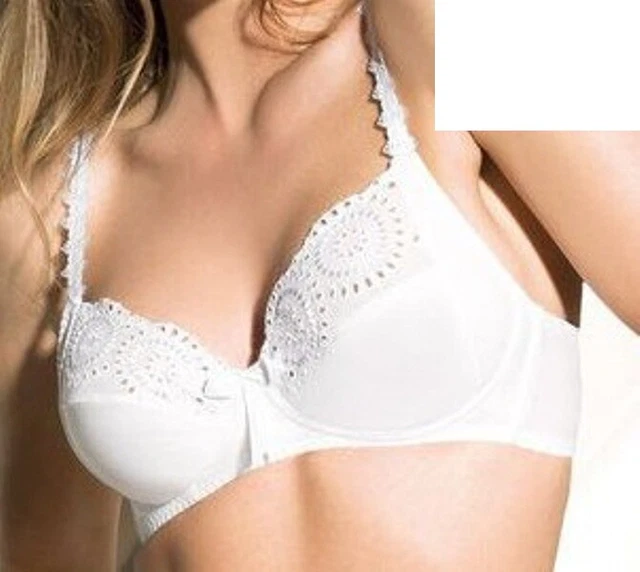 Soutien-gorge Lise Charmel Antinea 90D Balconnet - Blanc, Référence CCC3584, Neuf Sans étiquette