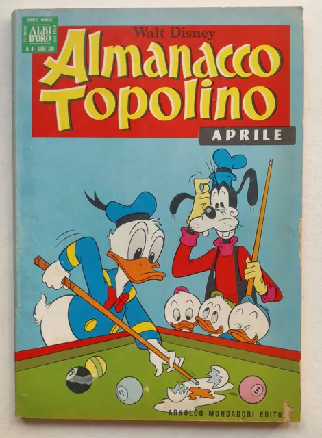 ALBI D'ORO Almanacco Topolino N 4 aprile 1969 MONDADORI Walt Disney