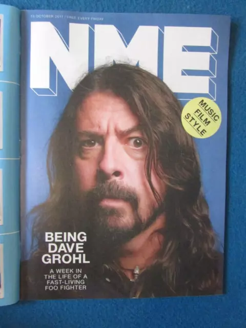NME Magazine October 2017 DAVE GROHL FOO FIGHTERS NIRVANA NEW MUSICAL EXPRESS
