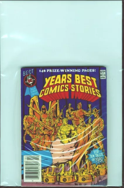 DC Comics Best Of DC Blue Ribbon Digest #23 YEAR'S BEST COMIC STORIES FN+ 6.5