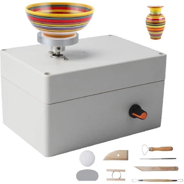 Rueda de cerámica, kit de fabricación de cerámica USB con 6 piezas cerámica T V9Y5