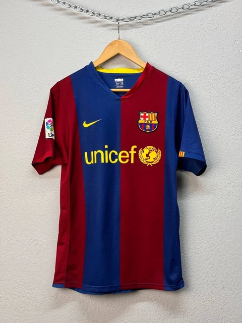 Maillot Domicile FC Barcelona 1995/97 Rogers L - Vintage, Flocage Ivan De La Peña