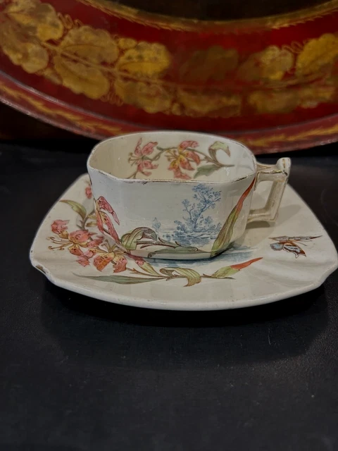 Ancienne Tasse En Faience De Luneville Epoque Fin Xixeme
