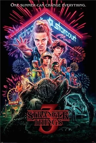 Stranger Things 3 Summer Of 85 POSTER 61x91cm NEW eleven will dustin mind flayer