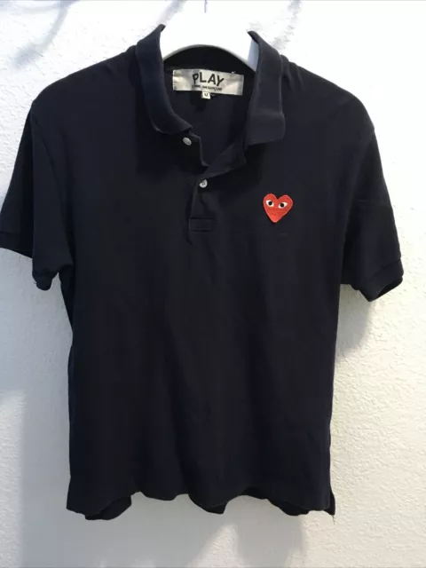 Come Des Garçons Polo Play Shirt Navy Size M