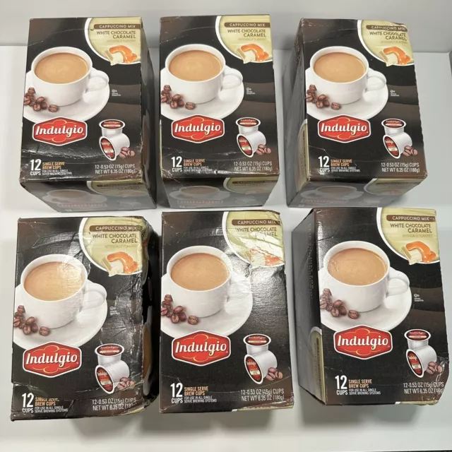 Indulgio white on sale chocolate caramel cappuccino