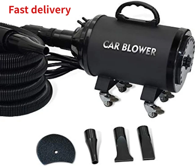 SHELANDY Powerful Motorcycle & Car Dryer with 14 Foot Flexible Hose & Wheels
