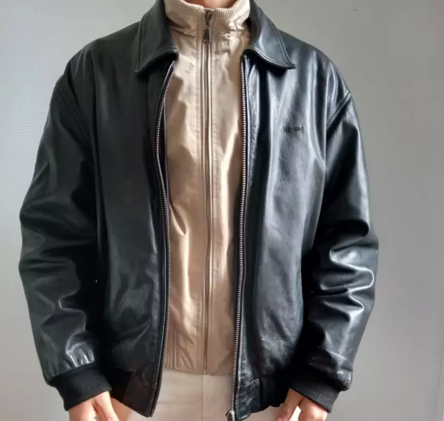 Blouson cuir on sale redskins buffle