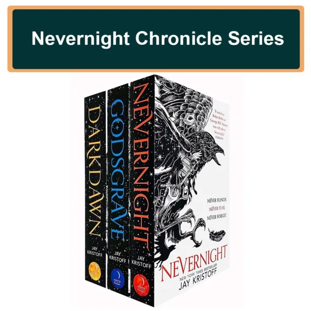 Jay Kristoff Nevernight Chronicle Series 3 Books Collection Set Darkdawn,Godsgra
