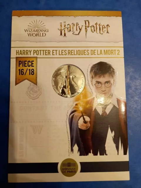 Piece Argent Colorisée 10 Euro Harry Potter Et Les Reliques De La Mort 2 #16