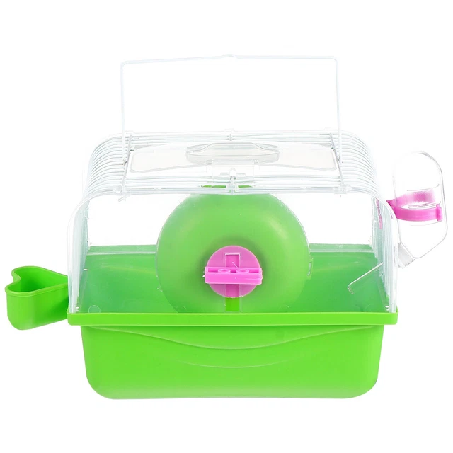 Hamster Cage Food Bowl Portable Hamster Carrier House Cage Small Pet Supplies