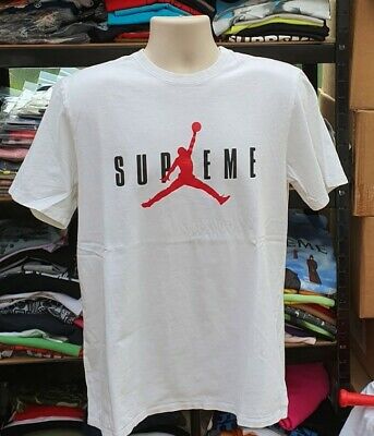 Supreme 15AW Jordan Tee White L - www.jsl.com.br