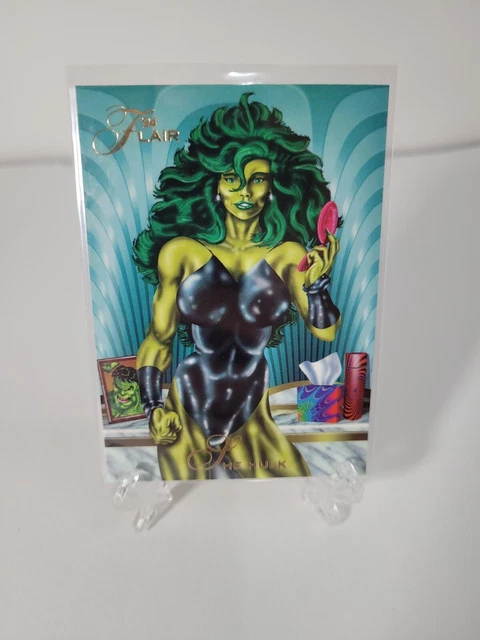 1994 Flair Marvel Annual Trading Card #39 She Hulk Origins Of She Hulk