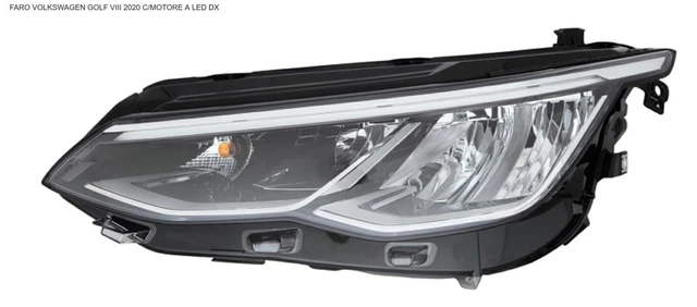 Phare Avant Droit électrique REG 63010154 - Pour Conduite à Droite, Ampoule H4, Avec Porte-lampe