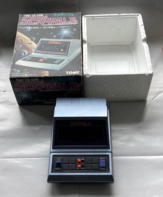 VINTAGE 1982 TOMY - SCRAMBLE - Tabletop LCD game (Very Good