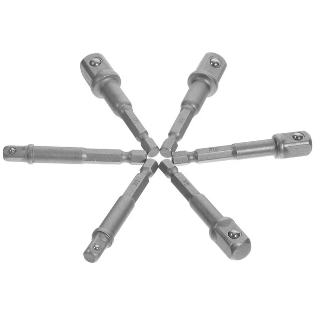 Adaptador de enchufe de acero 3/8 juego de llaves de corriente adaptador juego de calcetines