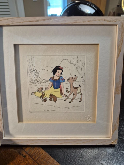 2025年レディースファッション福袋 Framed White Snow TREASURES DISNEY RARE Ltd Engraved Edition 絵画
