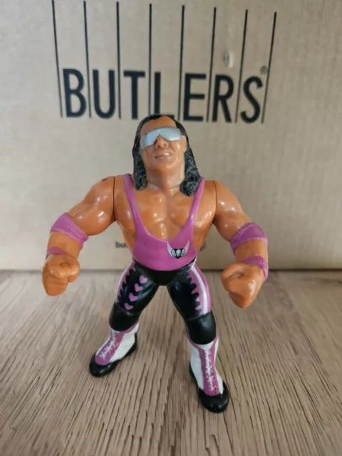 WWF Hasbro Bret Hart Wrestling Figur 8.Serie 90er Jahre