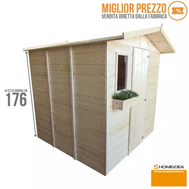 Casetta mis 202 x 213 cm in legno