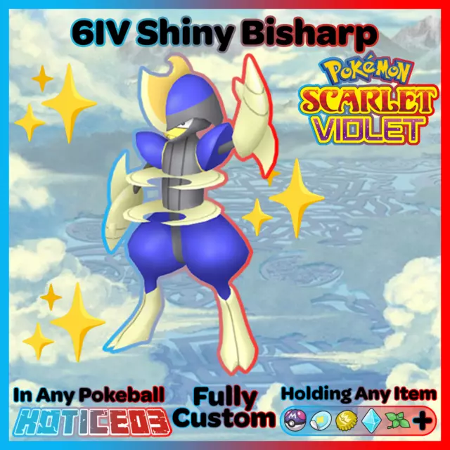 Pokemon Scarlet and Violet BAXCALIBUR Shiny 6IV / Competitive